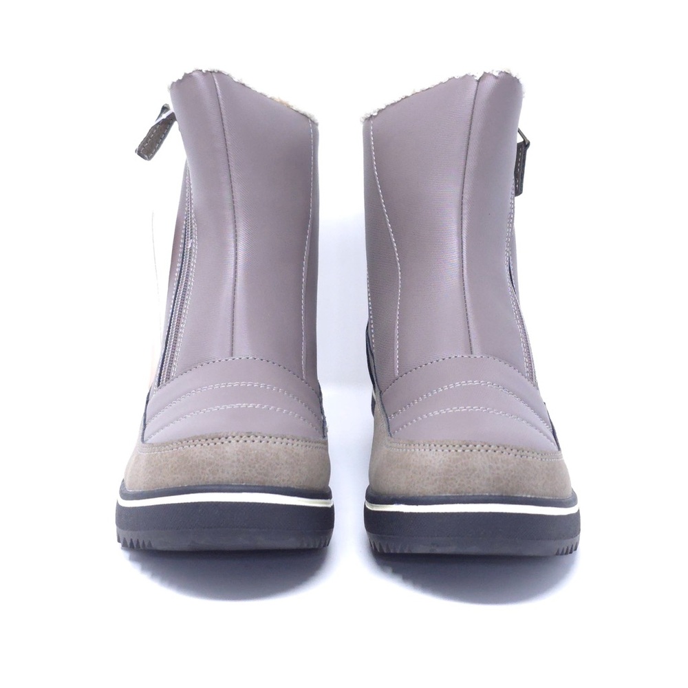 JBU by Jambu Women’s Snowbound Winter Boots Taupe Size 7 M Fleece Lined Zip - Picture 4 of 12